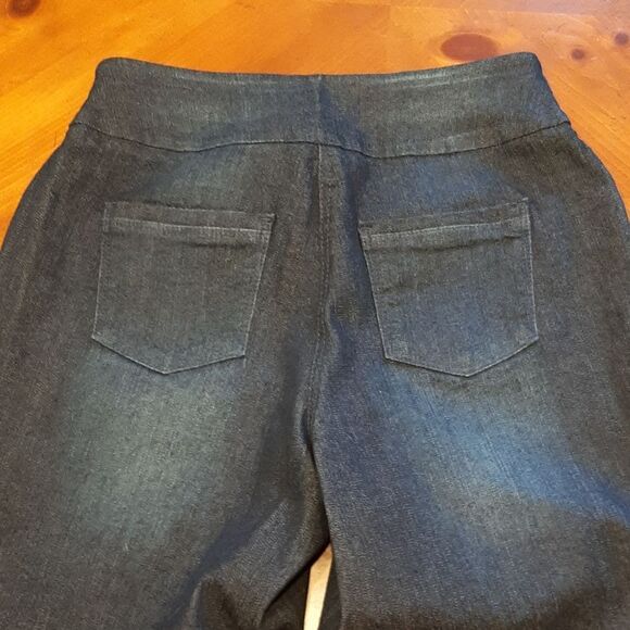 Westbound 8P Short Dark Denim Pull On Jeans - Picture 6 of 9